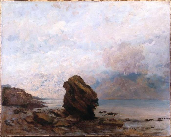 Gustave Courbet Isolated Rock France oil painting art